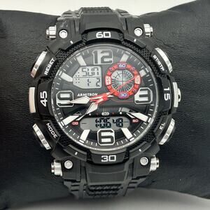 Armitron Pro Sports Men’s Digital Watch Working New Battery